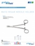 Product Sheet - Mayo Hegar Needle Holder